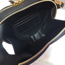 Load image into Gallery viewer, Prada Odette Heart Bag In Black Saffiano Leather