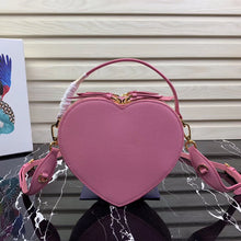 Load image into Gallery viewer, Prada Odette Heart Bag In Pink Saffiano Leather