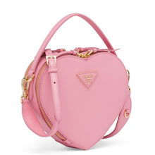 Load image into Gallery viewer, Prada Odette Heart Bag In Pink Saffiano Leather