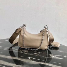 Load image into Gallery viewer, Prada Re-Edition 2005 Shoulder Bag In Beige Nylon