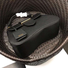 Load image into Gallery viewer, Prada Black Large Sidonie Saffiano Leather Bag