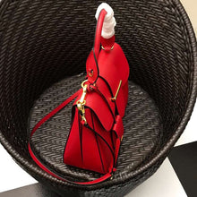 Load image into Gallery viewer, Prada Red Large Sidonie Saffiano Leather Bag