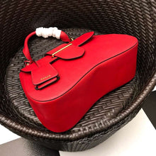 Load image into Gallery viewer, Prada Red Large Sidonie Saffiano Leather Bag