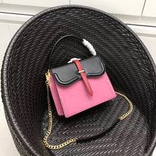 Load image into Gallery viewer, Prada Belle Bag In Pink/Black Calf Leather