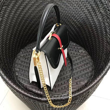 Load image into Gallery viewer, Prada Belle Bag In White/Black Calf Leather