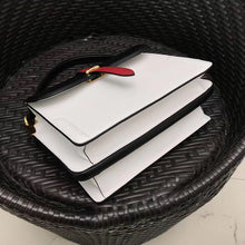 Load image into Gallery viewer, Prada Belle Bag In White/Black Calf Leather