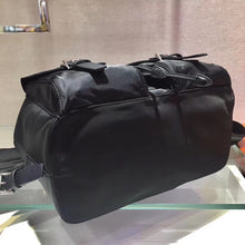 Load image into Gallery viewer, Prada Black Nylon Backpack With Clutch