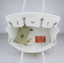 Load image into Gallery viewer, Hermes Birkin 30cm Togo Leather Handbags White Golden