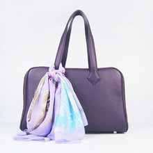 Load image into Gallery viewer, Hermes Togo leather handbag H2802 purple