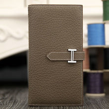 Load image into Gallery viewer, Hermes Bearn Gusset Wallet In Etoupe Leather