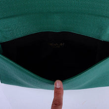 Load image into Gallery viewer, Yves Saint Laurent Lady Genuine Leather Purse Green 39321