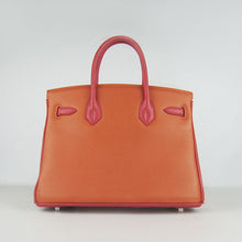 Load image into Gallery viewer, Hermes Birkin 30cm Togo Leather Handbags Red/Orange/Green Silver