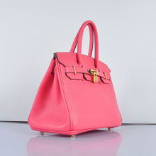 Load image into Gallery viewer, Hermes Birkin 30cm Togo Leather Handbags Lip Pink Golden