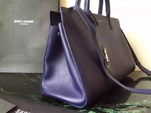 Load image into Gallery viewer, Yves Saint Laurent Medium Rive Gauche Bag In Navy Leather