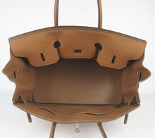 Load image into Gallery viewer, Hermes Birkin 35cm Togo Leather Handbags Light Coffee Golden
