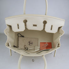 Load image into Gallery viewer, Hermes Birkin 30cm Togo leather Handbags beige silver