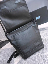 Load image into Gallery viewer, Prada Etiquette Black Leather Messenger Bag