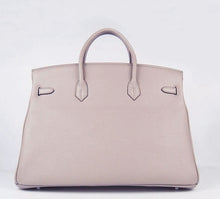 Load image into Gallery viewer, Hermes Birkin 35cm Togo Leather Handbags 6099 Grey Silver