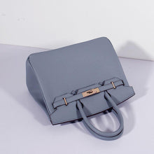 Load image into Gallery viewer, Hermes 30cm Birkin Bag Epsom Leather with Strap Blue Lin Gold