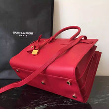 Load image into Gallery viewer, Yves Saint Laurent Small Sac De Jour Bag In Red Leather