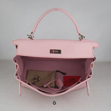 Load image into Gallery viewer, Hermes Kelly 32cm Togo Leather Handbag 6108 Pink Silver