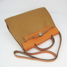 Load image into Gallery viewer, Hermes Herbag 60667 2way Cow Leather Coffee