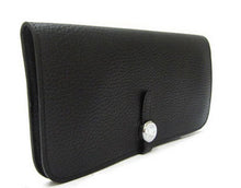 Load image into Gallery viewer, Hermes Wallet H2003 Ladies Cow Leather Black