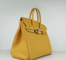 Load image into Gallery viewer, Hermes Birkin 35cm Togo Leather Handbags Yellow Golden