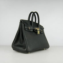 Load image into Gallery viewer, Hermes Birkin 25cm Handbag 6068 black golden