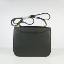 Load image into Gallery viewer, Hermes Constance Cowskin Leather Bag H017 black silver