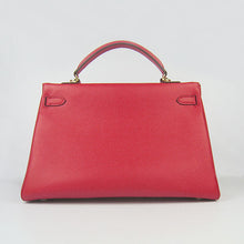 Load image into Gallery viewer, Hermes Kelly 35cm Togo Leather Handbag Red/Golden