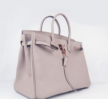 Load image into Gallery viewer, Hermes Birkin 35CM Togo Leather Handbags 6099 grey golden