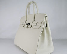Load image into Gallery viewer, Hermes Birkin 35cm Togo Leather Handbags Beige Silver
