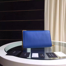 Load image into Gallery viewer, Yves Saint Laurent Medium Monogram Satchel In Blue Leather