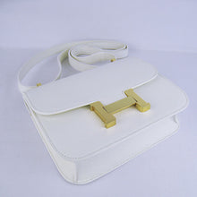 Load image into Gallery viewer, Hermes Constance Cowskin Leather Bag H017 white golden