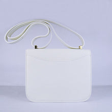 Load image into Gallery viewer, Hermes Constance Cowskin Leather Bag H017 white golden