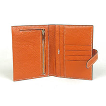 Load image into Gallery viewer, Hermes Wallet H009 Wallet Cow Leather Orange