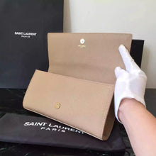 Load image into Gallery viewer, Yves Saint Laurent Beige Classic Monogramme Clutch