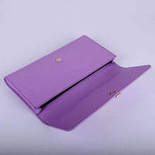 Load image into Gallery viewer, Yves Saint Laurent Lady Genuine Leather Purse Purple 39321