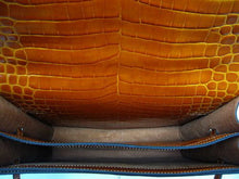 Load image into Gallery viewer, Hermes Briefcases H1053 Unisex Briefcase Orange Handbag