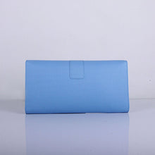 Load image into Gallery viewer, Yves Saint Laurent Lady Genuine Leather Purse Light Blue 39321