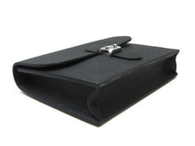 Load image into Gallery viewer, Hermes Briefcases H1048 Unisex Cow Leather Black