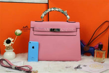 Load image into Gallery viewer, Hermes Kelly 32cm Epsom Leather Handbag Pink