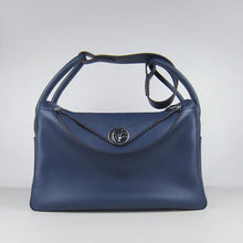 Load image into Gallery viewer, Hermes Lindy 6208 Ladies Lambskin Blue Handbag