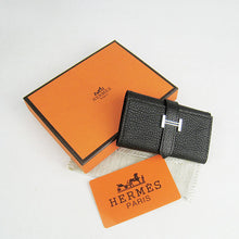 Load image into Gallery viewer, Hermes Wallet H022 Accessory Cow Leather Black