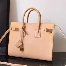 Load image into Gallery viewer, Yves Saint Laurent Small Sac De Jour Bag In Beige Leather