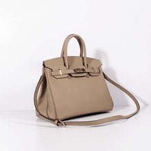 Load image into Gallery viewer, Hermes 30cm Birkin Bag Togo Leather With Strap Grey Gold