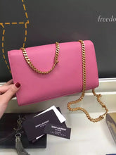 Load image into Gallery viewer, Yves Saint Laurent Medium Monogramme Tassel Bag In Pink Calfskin