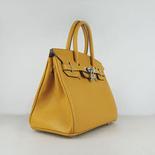 Load image into Gallery viewer, Hermes Birkin 30cm Togo Leather Handbags Yellow Silver