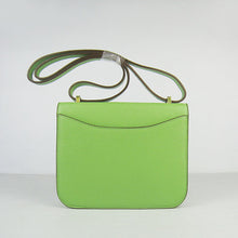 Load image into Gallery viewer, Hermes Constance Cowskin Leather Bag H017 green golden